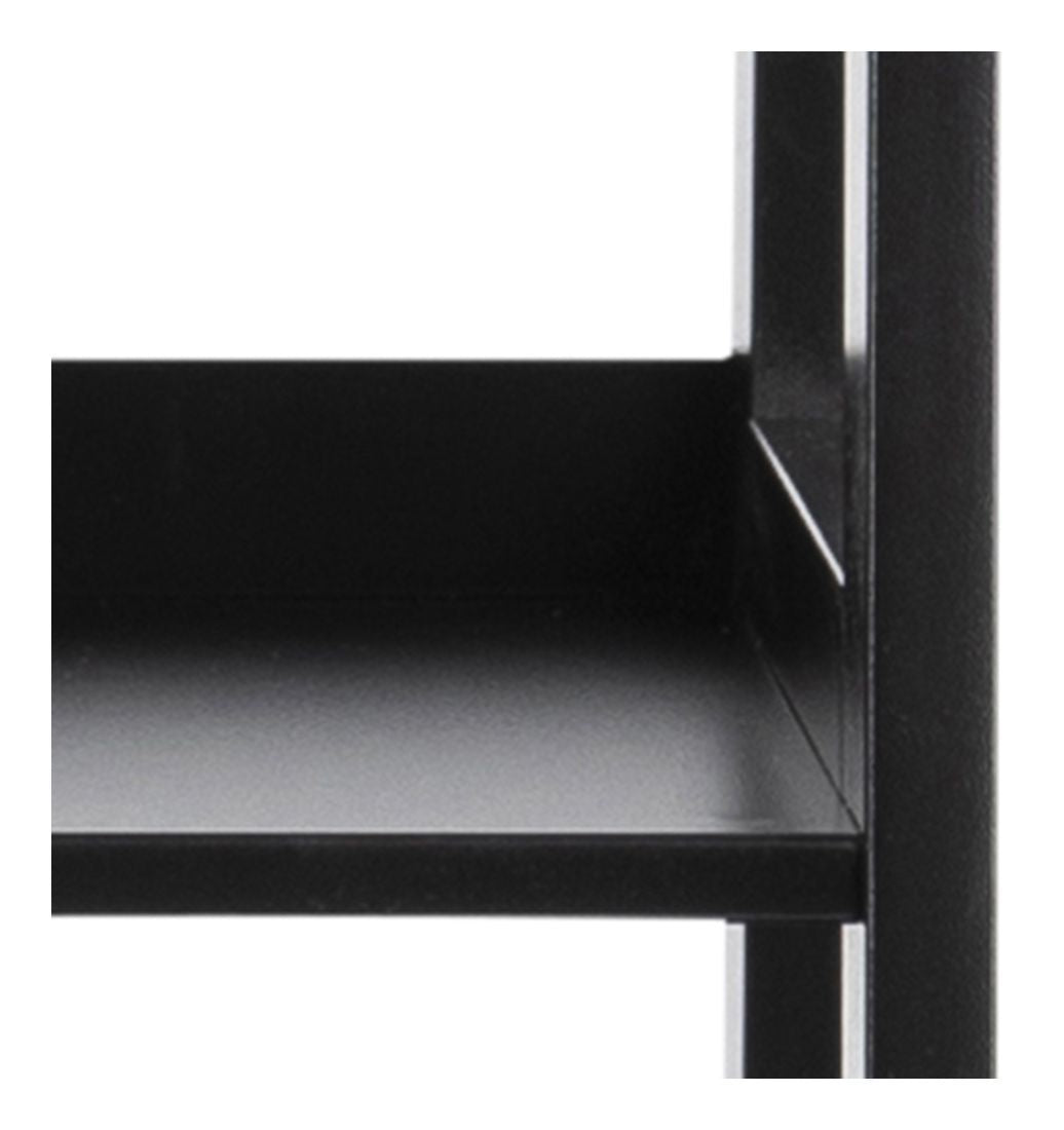 Storie Rack w. 4 Shelves, Black