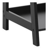 Storie Rack w. 4 Shelves, Black