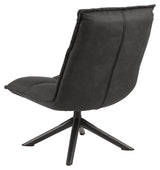 Storm Armchair w. 4-star foot, Dark gray