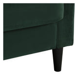 Strummer 3-seater sofa with chaise longue, Green