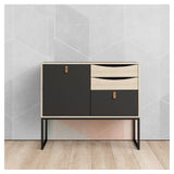 Stubble Sideboard - Egelook/Mat Black