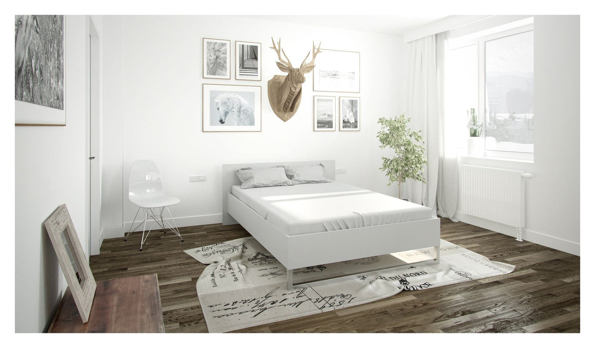 Style Bed frame - White 140x200