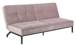 Sweem Sofa bed with velvet, Dusty pink