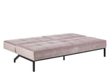 Sweem Sofa bed with velvet, Dusty pink