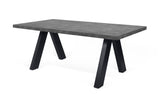 Temahome Apex Dining Table - Gray Concrete Look 200x100