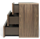 Temahome Aurora Chest - Walnut w/3 drawers