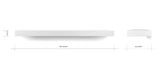 Temahome Balda Floating shelf, matte white, 90x22