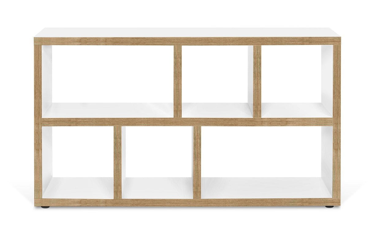 Temahome Berlin Shelf - Matte White/Light Wood