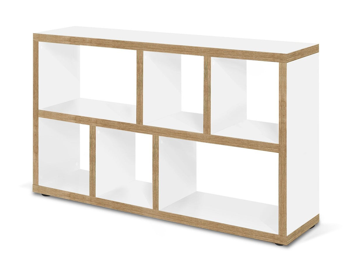 Temahome Berlin Shelf - Matte White/Light Wood