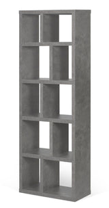 Temahome Berlin Shelf - Dark Concrete Gray, 198x70