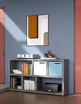 Temahome Berlin Shelf - Dark Concrete Gray Melamine