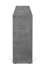 Temahome Berlin Shelf - Dark Concrete Gray Melamine