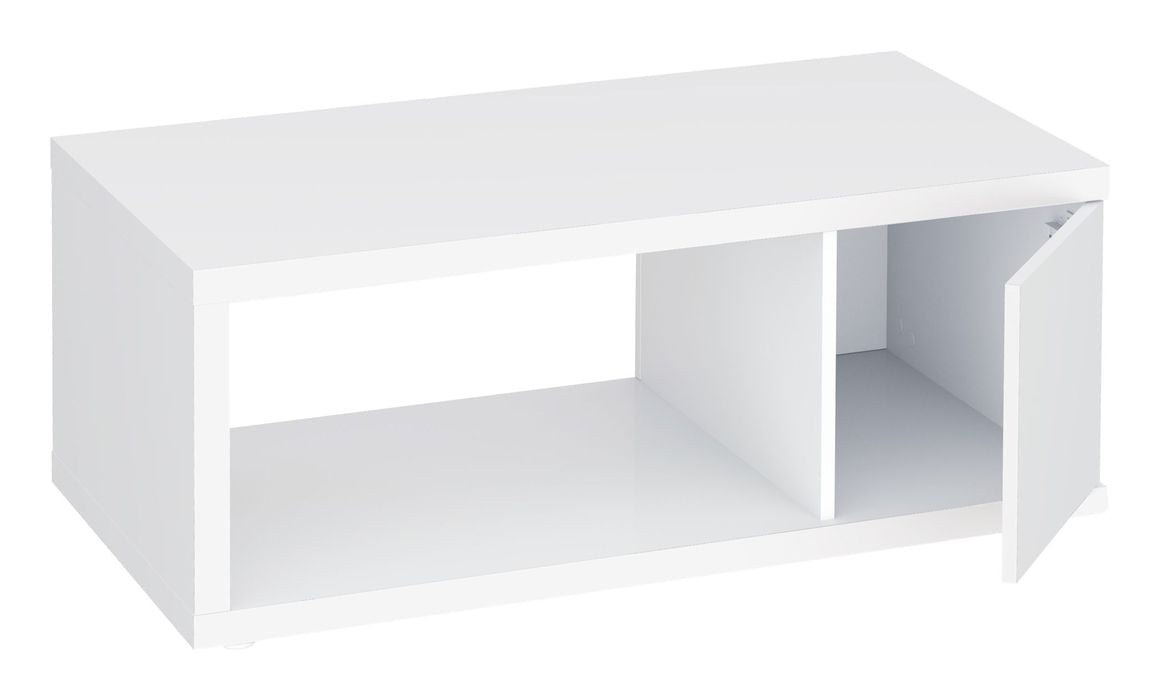 Berlin Coffee Table, White, 105x55x44