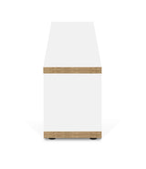 Temahome Berlin Tvbord - Mat White/Nature