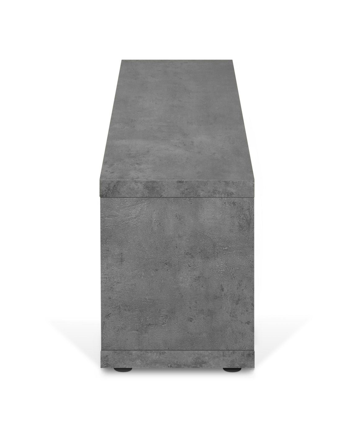 Temahome Berlin Tvbord - Dark Concrete Gray Melamine