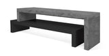 Temahome Cliff Table - Black/Dark Concrete Gray