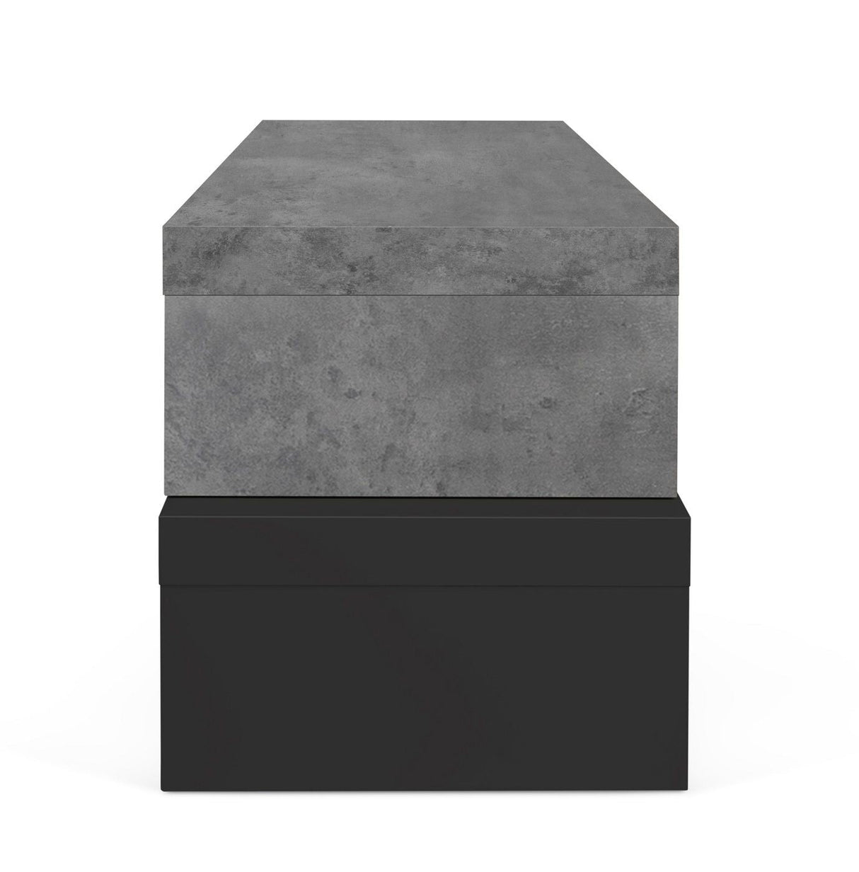 Temahome Cliff Table - Black/Dark Concrete Gray