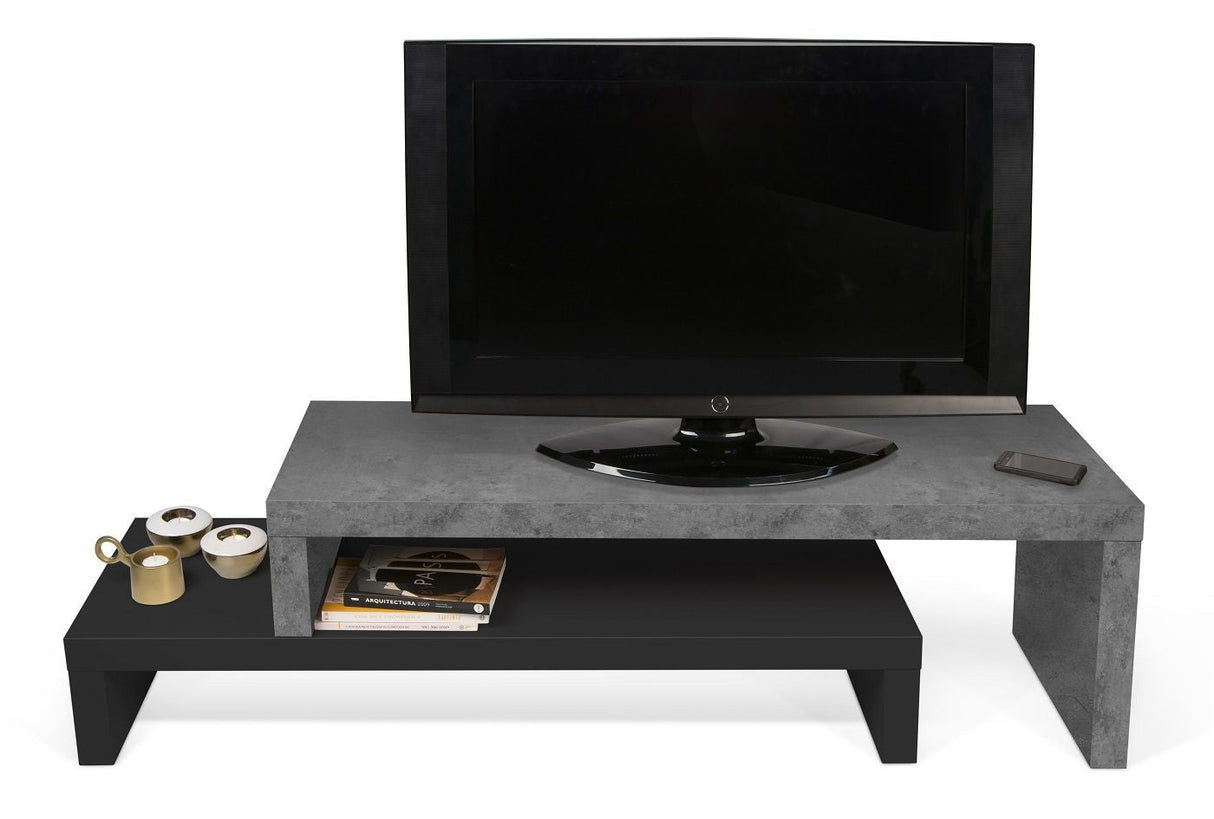 Temahome Cliff Table - Black/Dark Concrete Gray