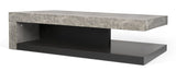 Theme Home Detroit Coffee Table - Gray Concrete Look