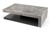 Theme Home Detroit Coffee Table - Gray Concrete Look