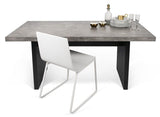 Theme Home Detroit Dining Table - Gray Concrete Look