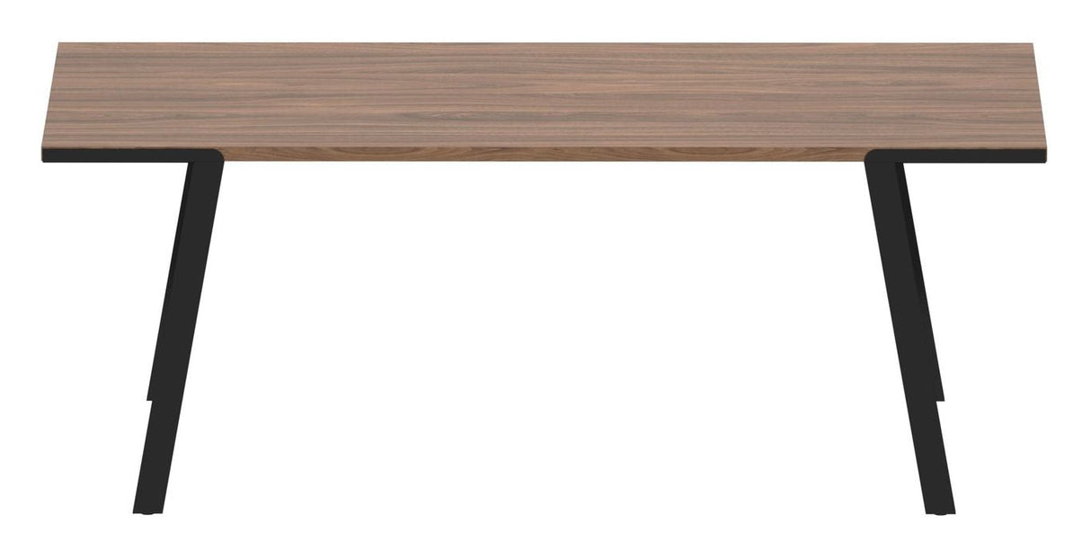 Operating Dining table 200, Walnut define/Black Legs, 200x100x75