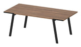 Operating Dining table 200, Walnut define/Black Legs, 200x100x75