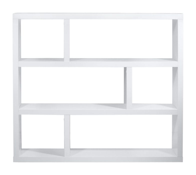 Dublin Bookshelf, White, 120x29x105