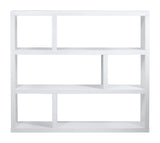 Dublin Bookshelf, White, 120x29x105