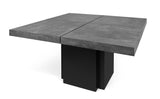 Temahome Dusk Dining Table - Gray 130x130