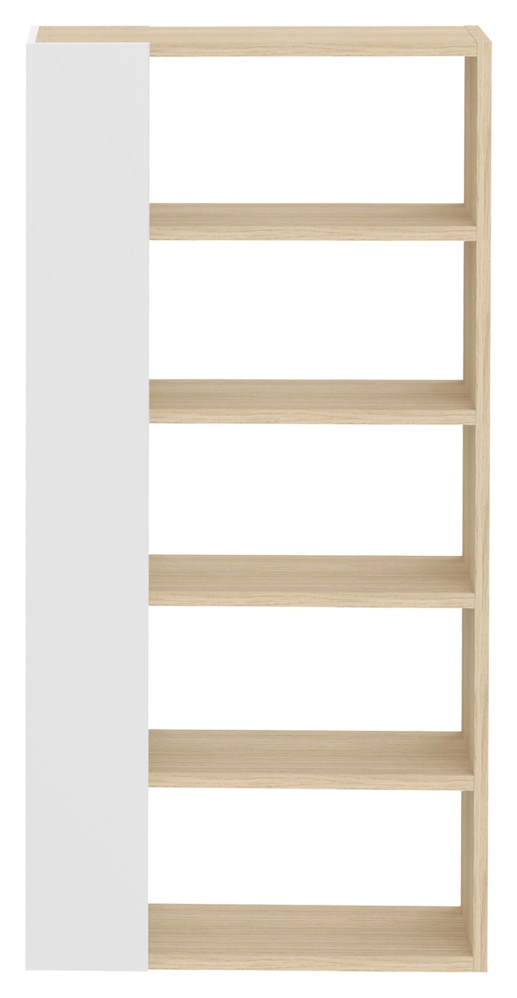 Ella Bookshelf, White/nature