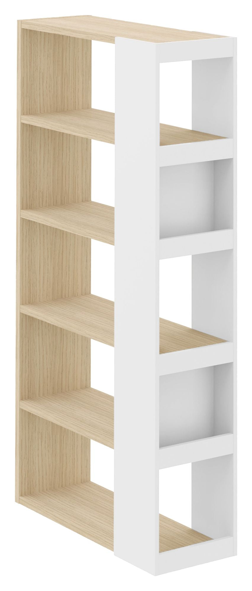 Ella Bookshelf, White/nature