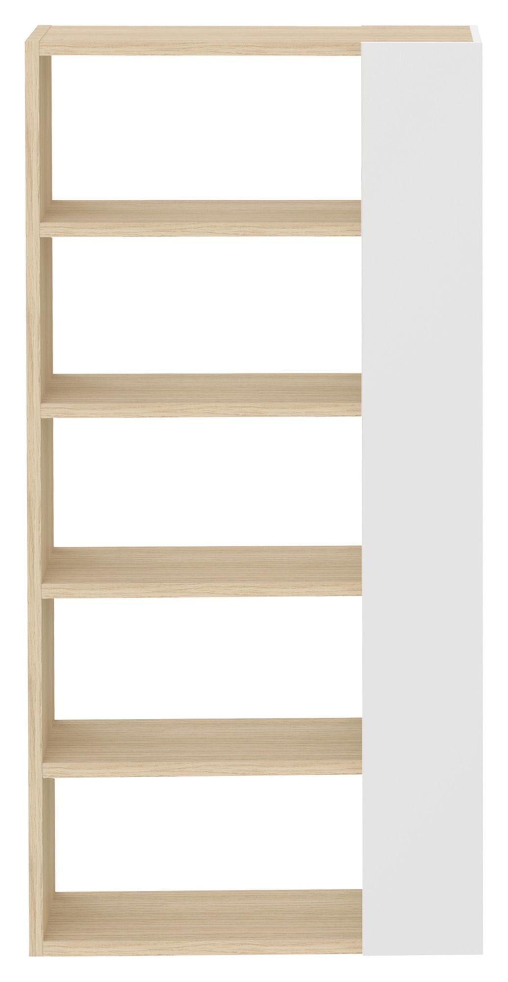 Ella Bookshelf, White/nature