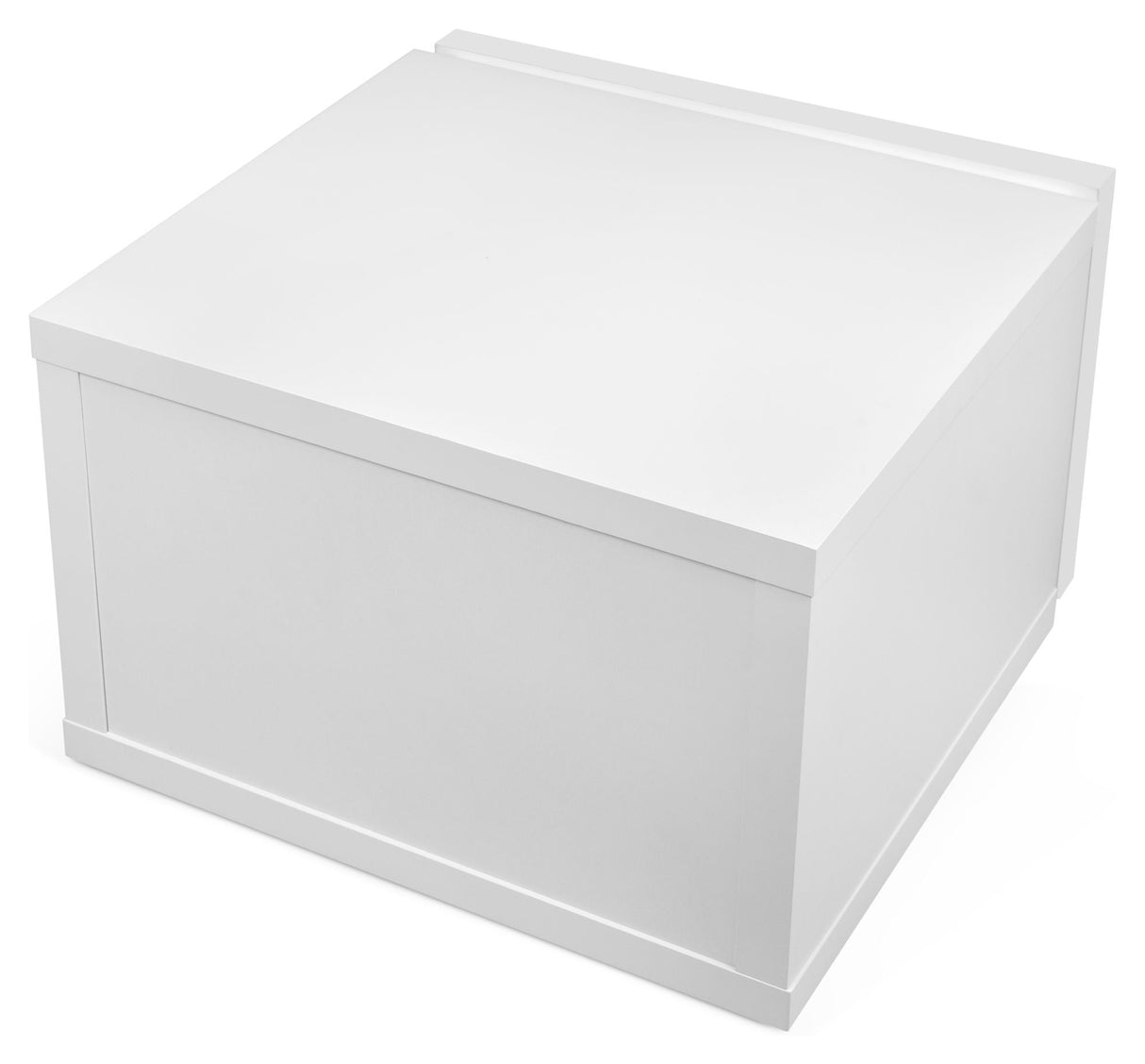 Float Bedside table w. drawer - White