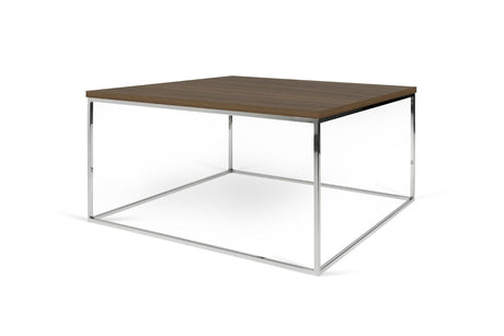 Temahome Gleam 75 Coffee Table - Walnut/Chrome