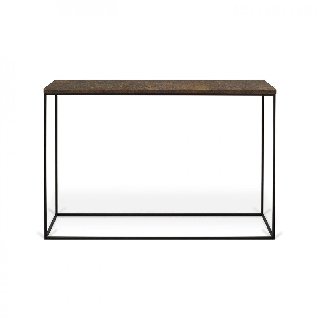 Temahome Gleam Console Table - Rust/Black