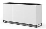 Temahome Join H2 Sideboard - Matte White/Black Marble