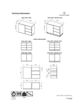 Join Sideboard, Mat white, 120x50x84