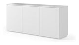 Join Sideboard w. 3 doors, Mat white, 180x50x84