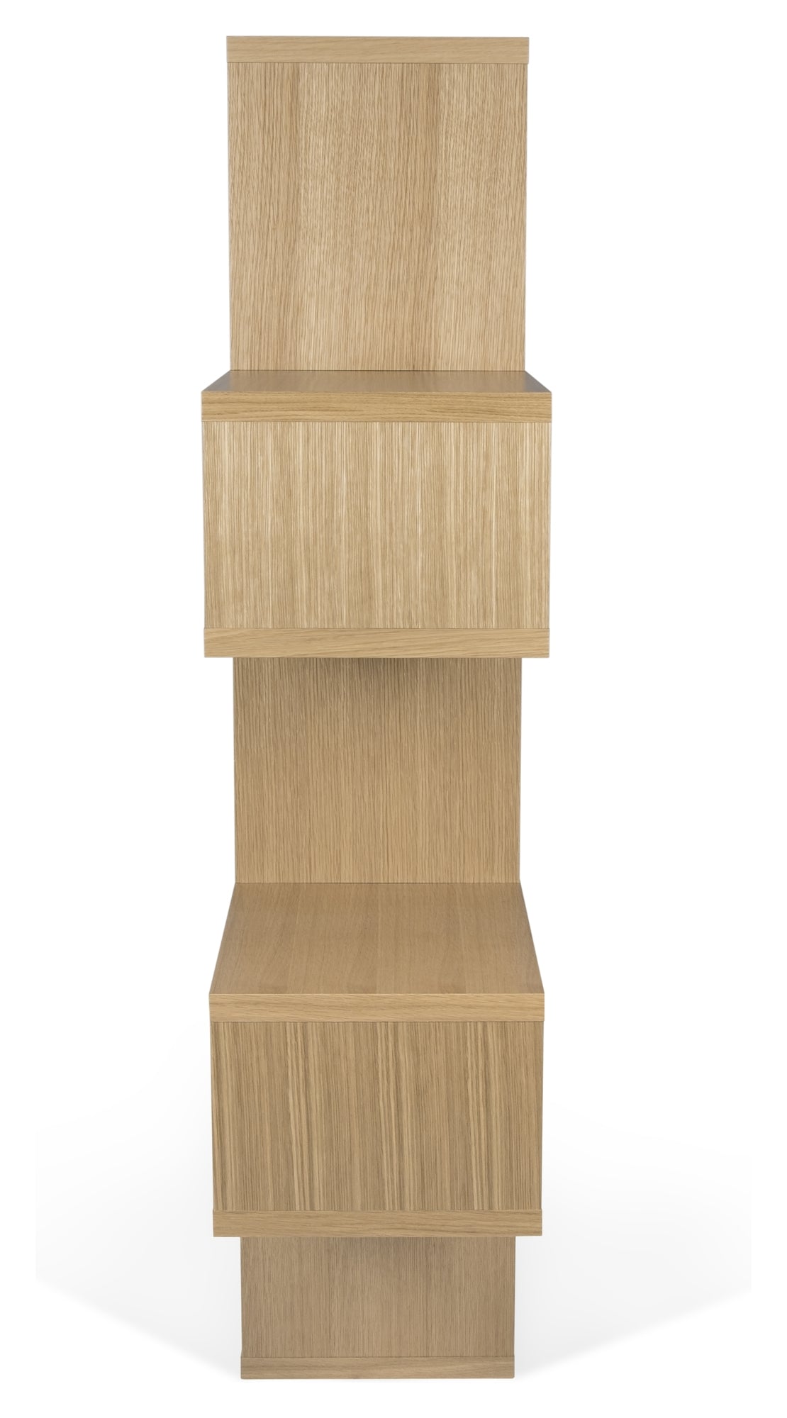 London Double Bookshelf, Oak veneer