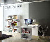 Temahome London Shelf - White/Walnut H:160