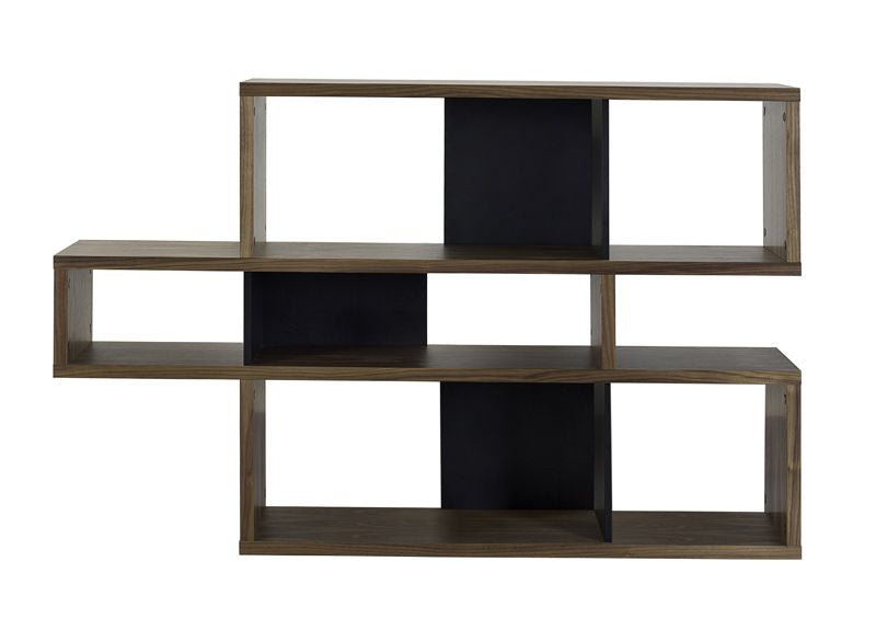 Temahome London Shelf - Walnut/Black H:100