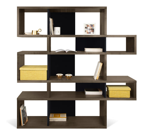 Temahome London Shelf - Walnut/Black H:160