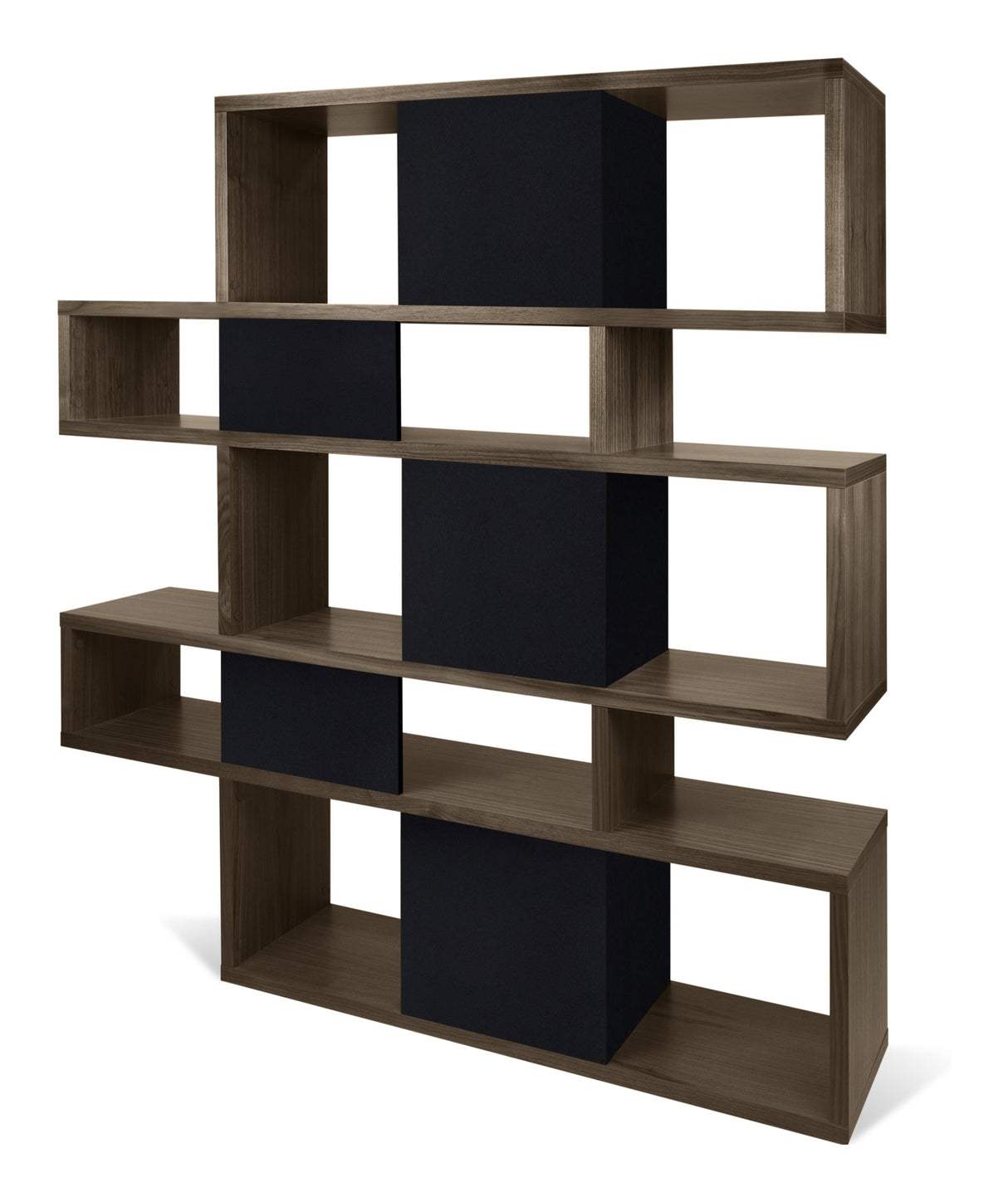 Temahome London Shelf - Walnut/Black H:160