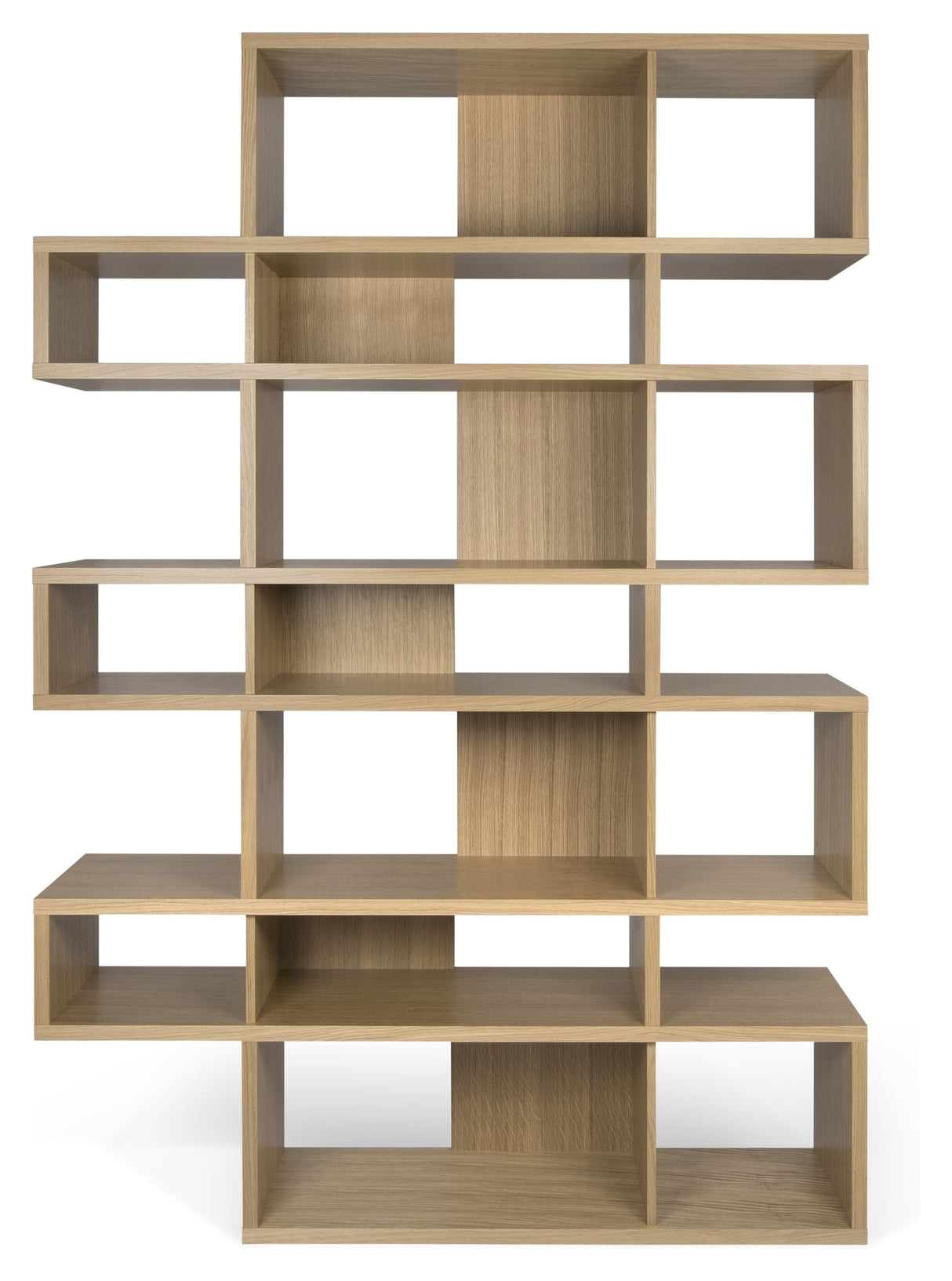 London Triple Bookshelf, Oak veneer