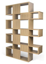 London Triple Bookshelf, Oak veneer