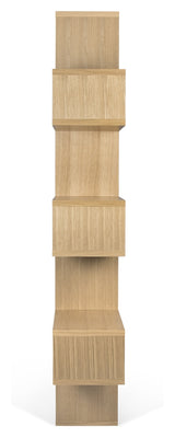 London Triple Bookshelf, Oak veneer