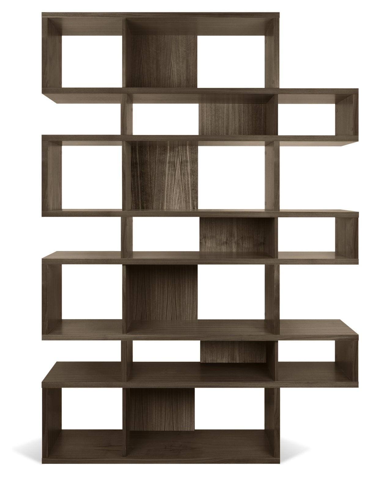 London Triple Bookshelf, Walnut Define