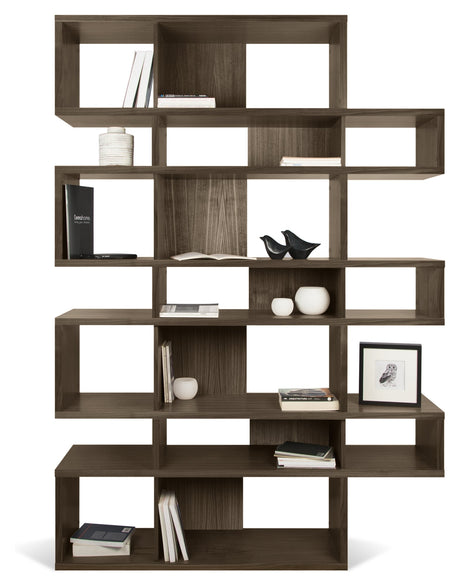 London Triple Bookshelf, Walnut Define