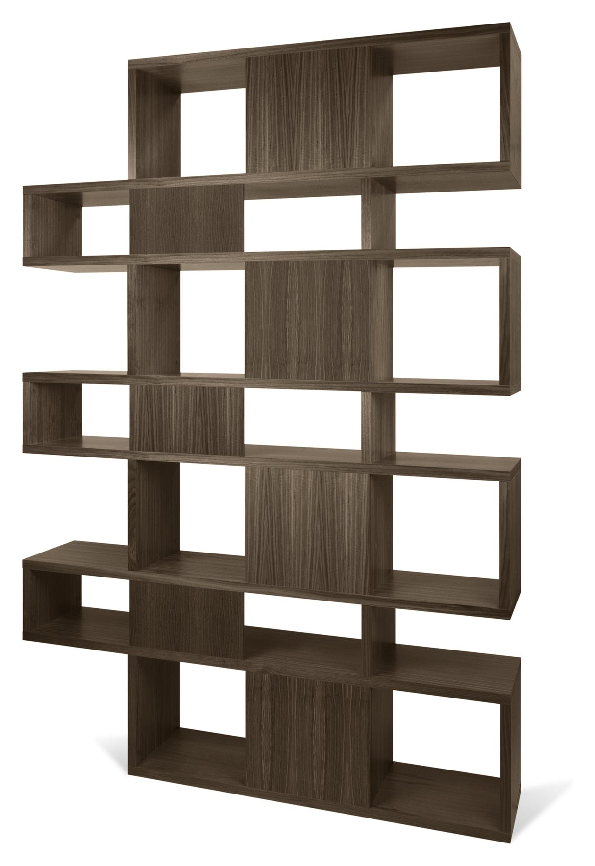 London Triple Bookshelf, Walnut Define